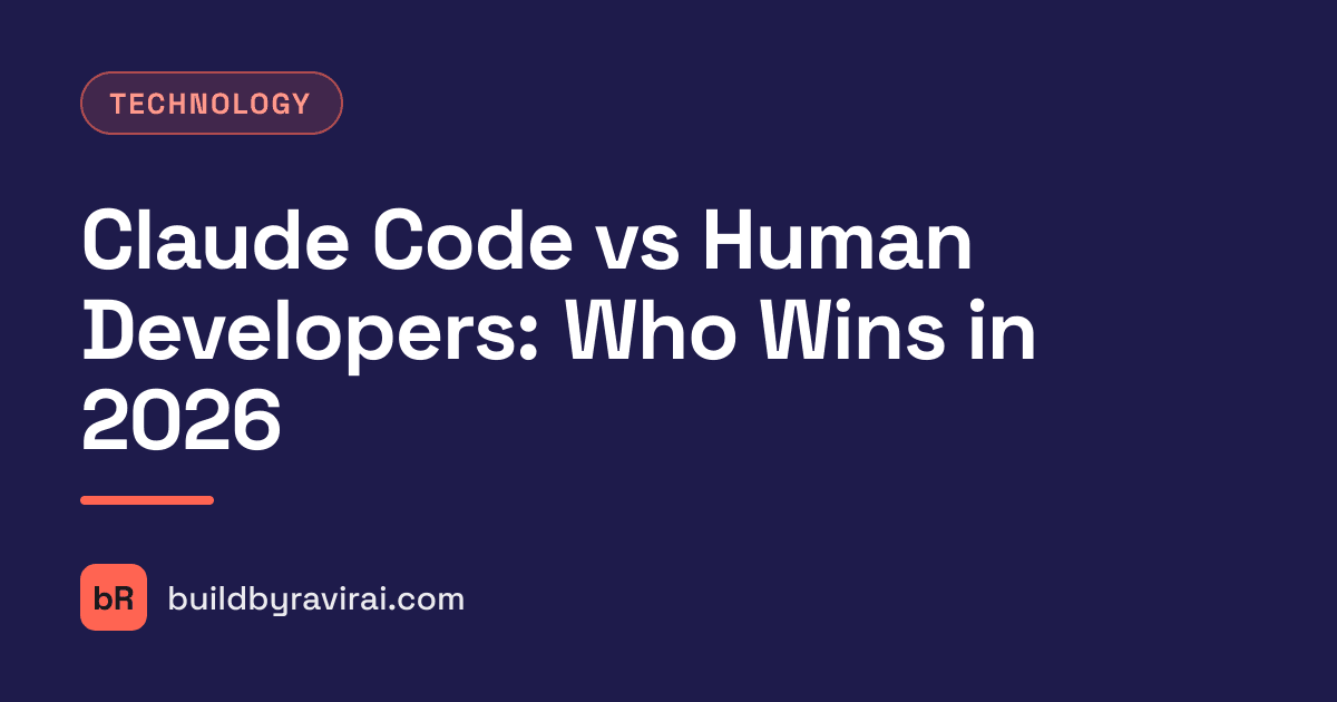 Technology, Claude Code vs Human Developers: Who Wins in 2026