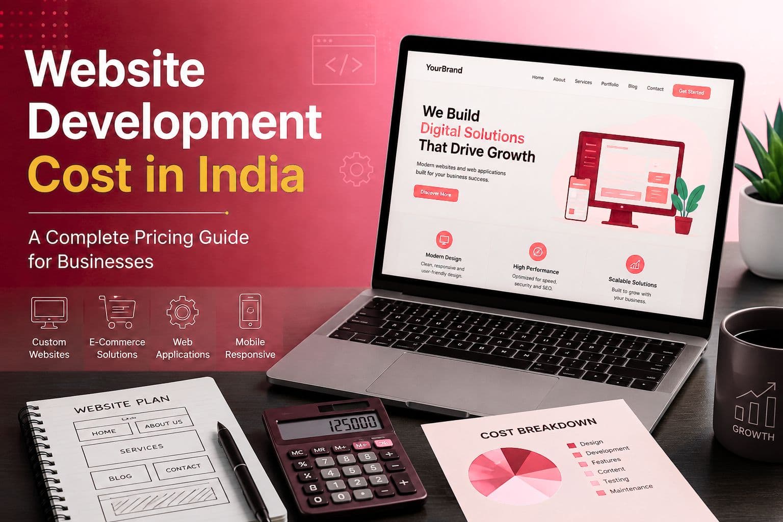 Website Development Cost in India